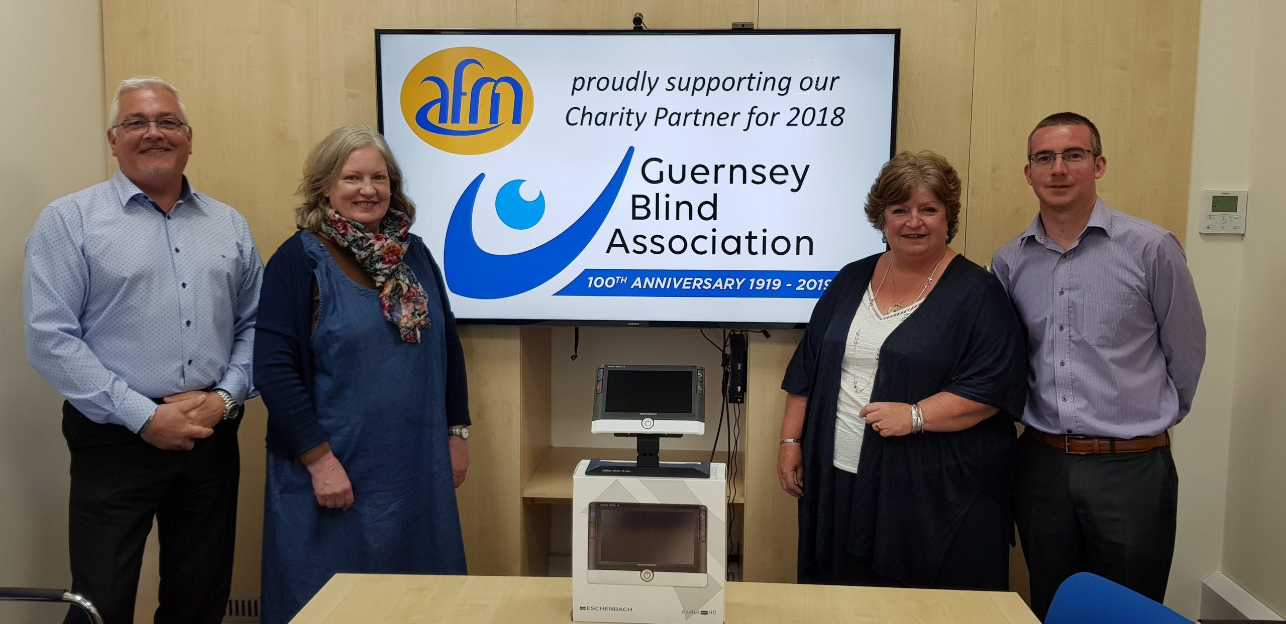 AFM supports visually impaired school children in Guernsey Channel Eye