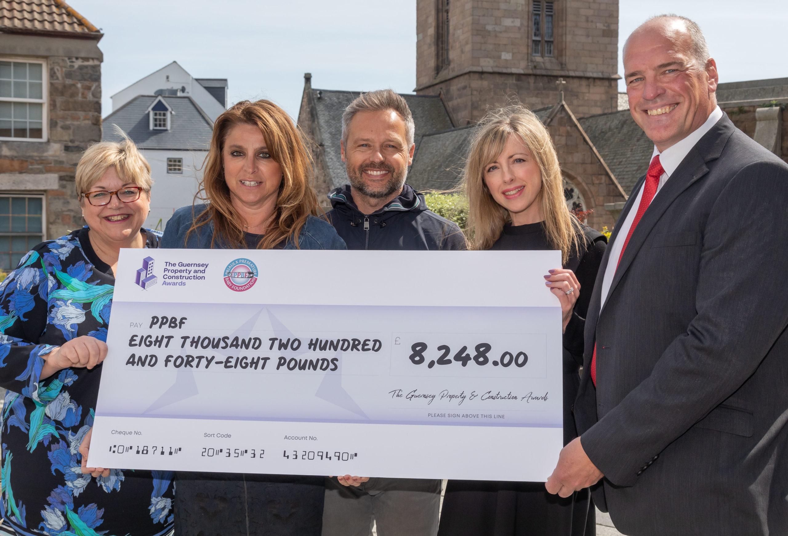 Guernsey’s property and construction sector gives generous donation to