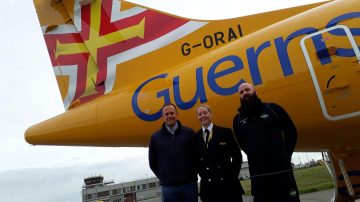 Guernsey Raiders’ new plane joins Aurigny fleet