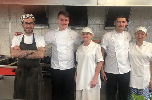 Samphire kitchen staff cook for care homes