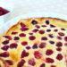 Raspberry clafoutis