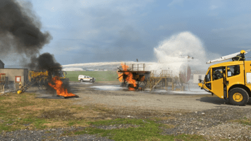 Airport Fire and Rescue Service visit the Isle of Man