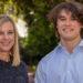 Sharon Coburn (left) with Zach Ellis (right)