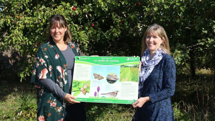 New ‘Welcome information board’ for Guernsey’s Le Jardin de Lorette