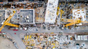 Construction building site