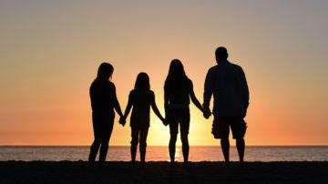Family sunset