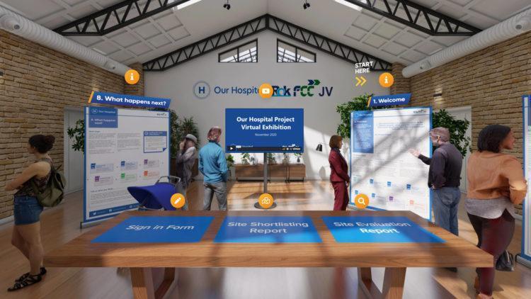 Hospital virtual exhibition