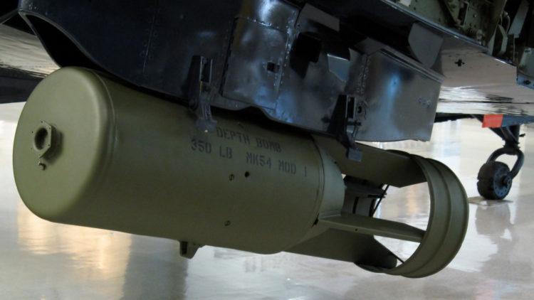Mk54 Mod 1 350lb depth charge bomb