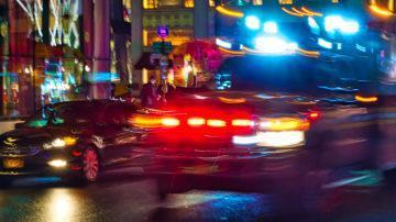 More police vehicles using blue lights and sirens?