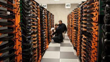 Server racks data centre