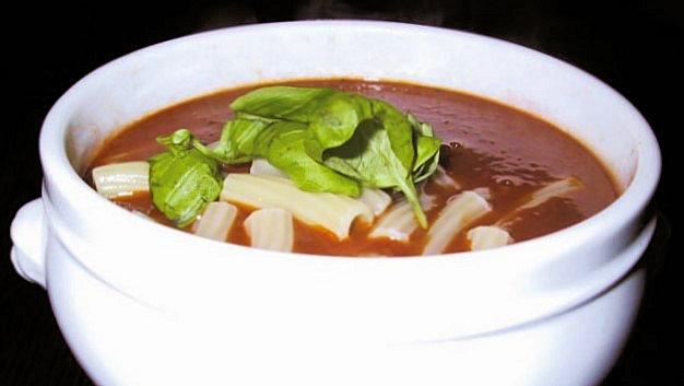 Boozy tomato soup