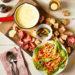 Cheese Fondue, Charcuterie _ Alpine Salad