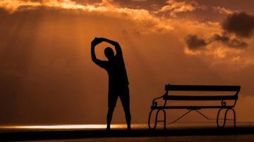 Exercise sunset