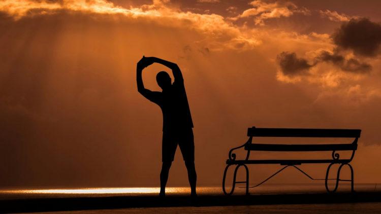 Exercise sunset