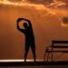 Exercise sunset