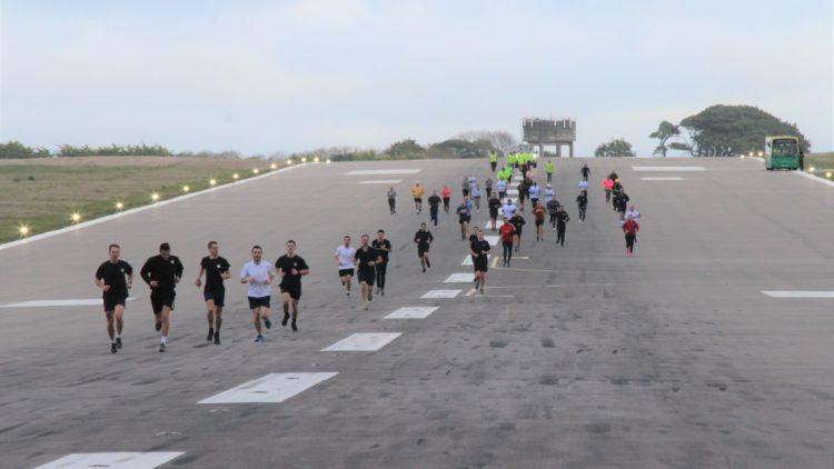 Guernsey Airport community #runstherunways for Aviation Action 