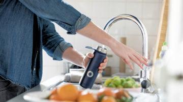Water bottle tap