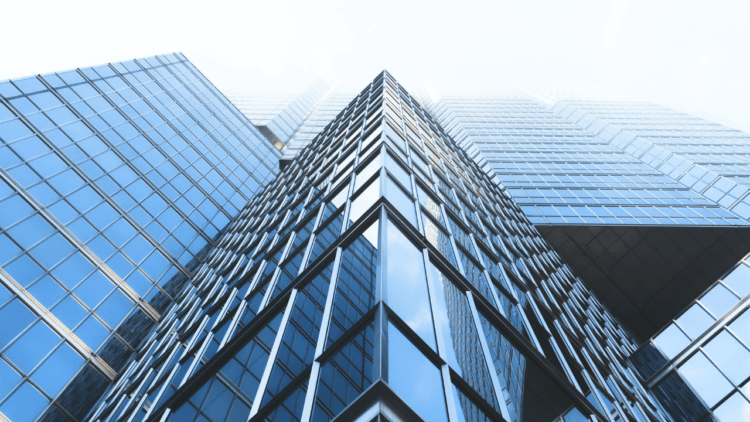 Tall glass building finance