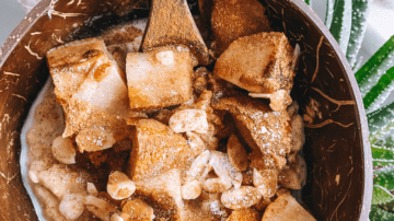 Recipe: Baked pear cinnamon protein oats