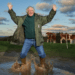 Guy Hands makes a splash and jumps in Puddles for Cancer Research!