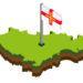 Guernsey island flag