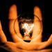 Light bulb in hand