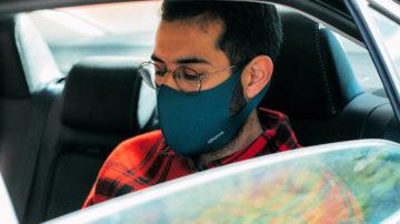 Mask in car Covid