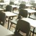 School closed empty desks