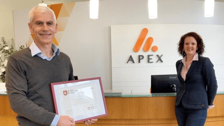 Apex Group awarded The Jersey Good Business Charter