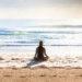 Beach yoga