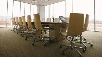 Boardroom table empty