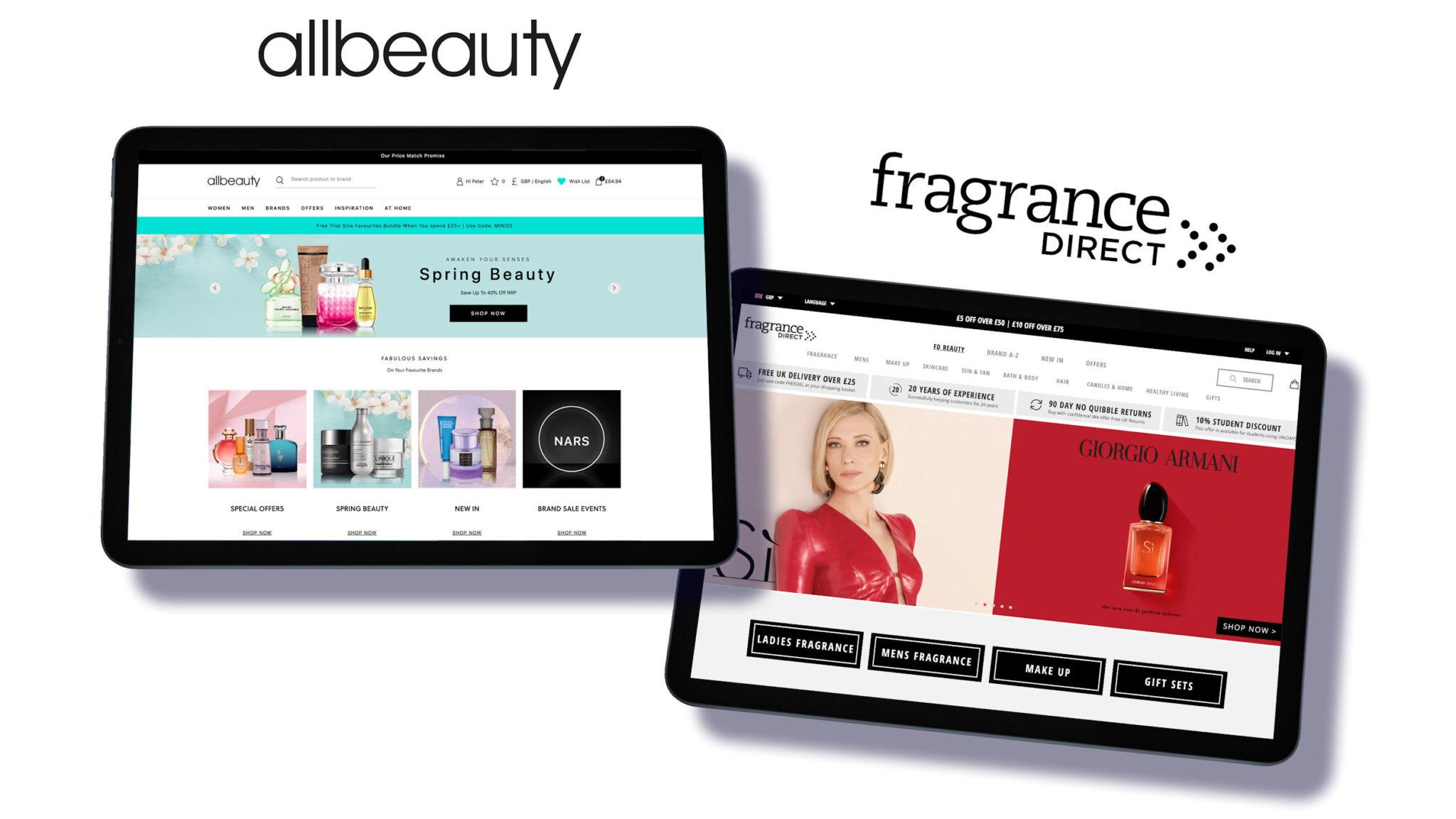 Allbeauty and Fragrance Direct combine to create one of UK’s largest online beauty retailers
