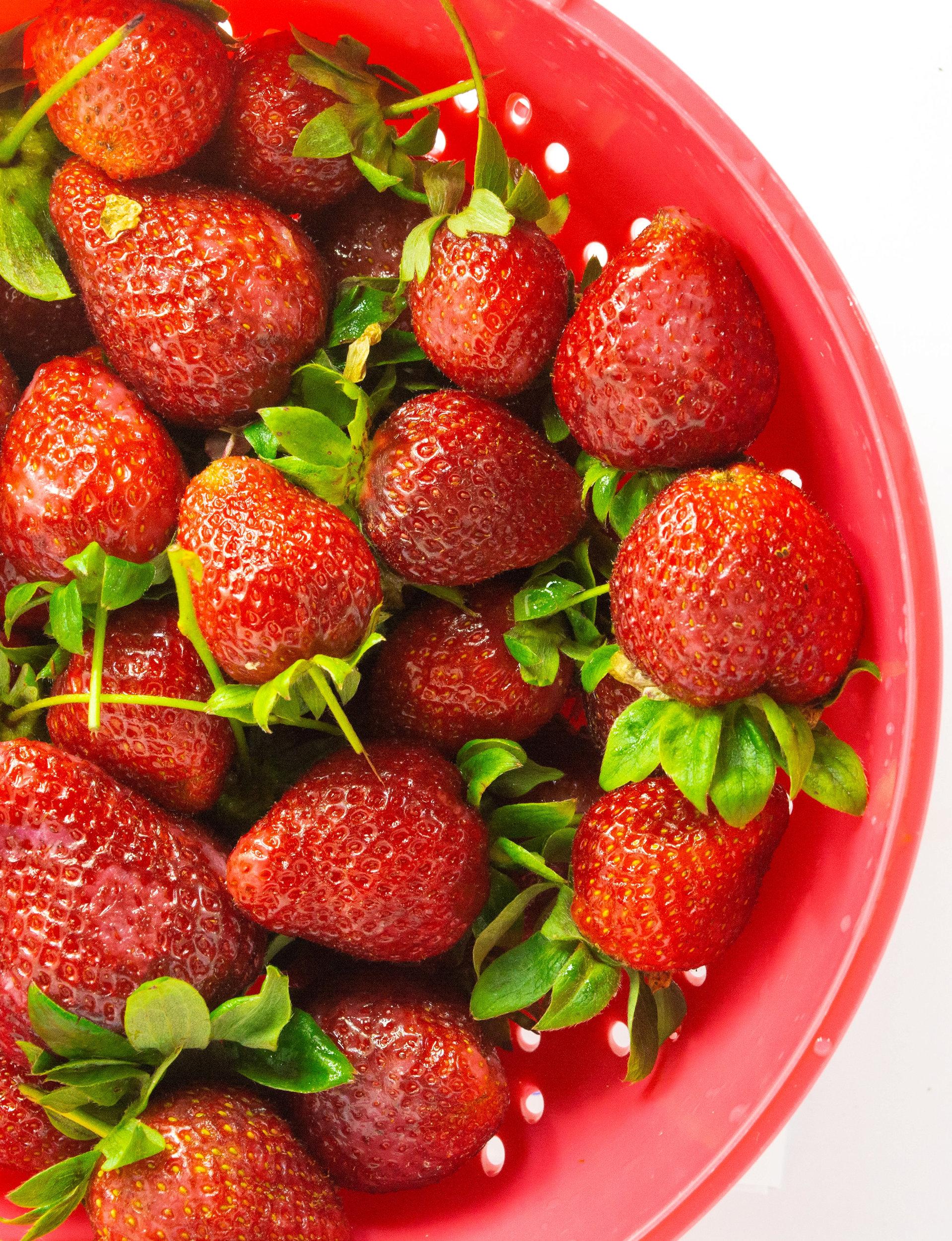 Bowl of strawberries