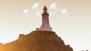 Jersey Finance Corbiere lighthouse