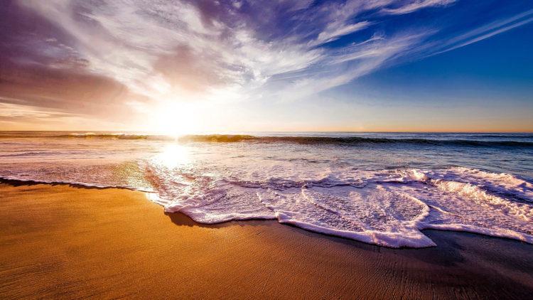 Beach sea ocean