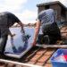 Roof solar panels