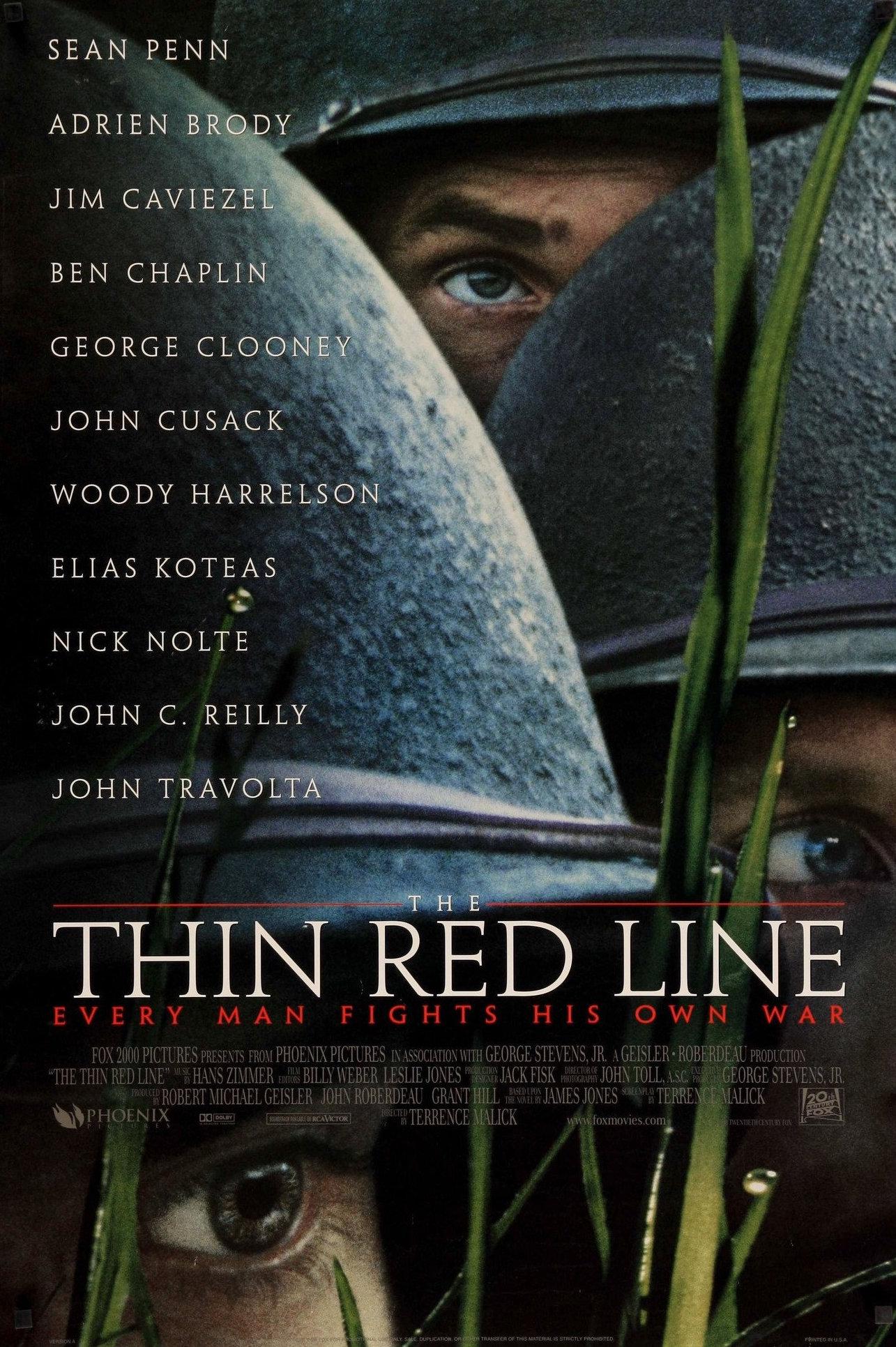 Thin Red Line Poster