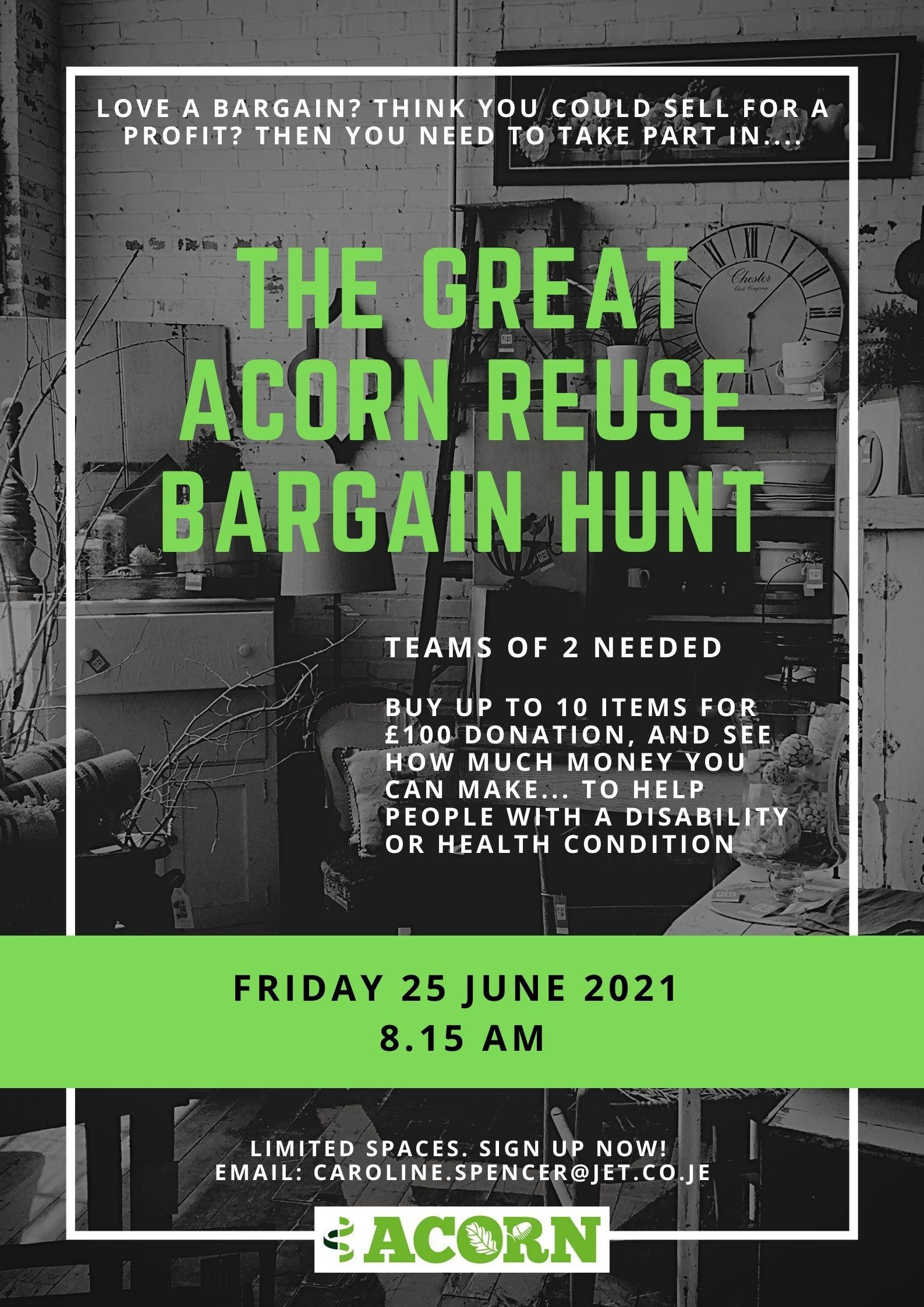 Acorn Bargain hunt