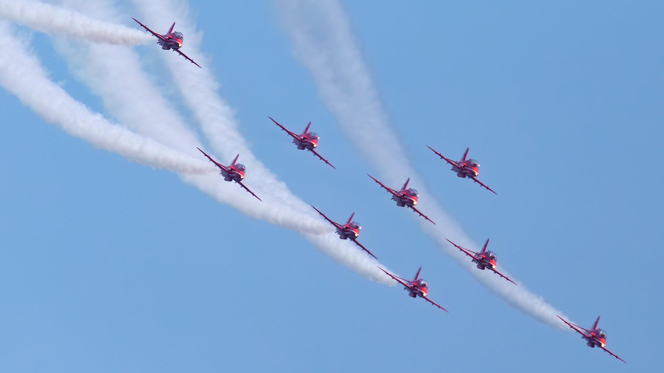 Battle of Britain Guernsey airshow Red Arrows