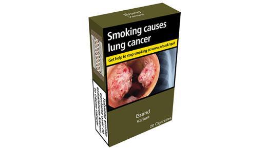 Cigarettes tobacco plain packaging