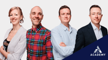 Digital Jersey lecturers - Sara Pike, Ben Clarke, Terry Stevens and Daniel Rowles