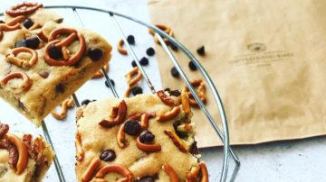 Pretzel Choc Chip Blondies