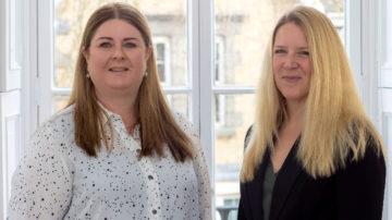 Rachel Rushton and Marie Hards.