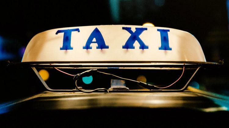 Taxi sign