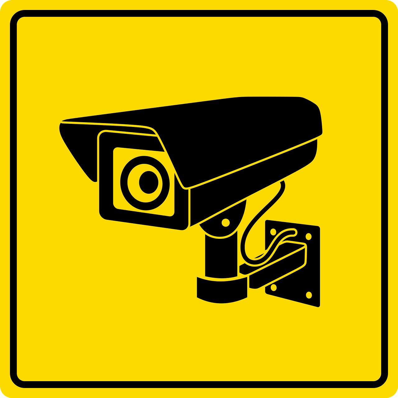 CCTV camera sign