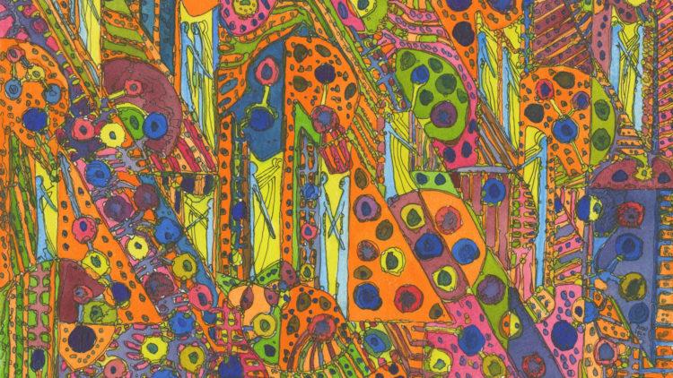 Juliet St John Nicolle - Cold reality despite its colours and confusion