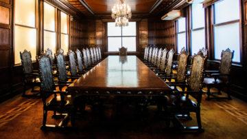 Old fashioned boardroom