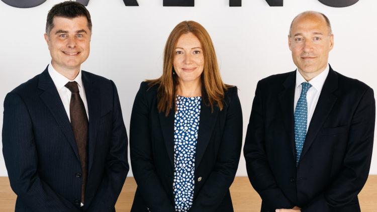 Tristan Head CLSL Carolyn Gelling TISE and Scott Leonard-Morgan CLSL