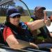 Young adults flying day