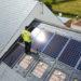 Solar panels roof